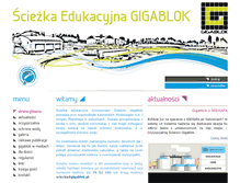 Tablet Screenshot of gigablok.pl